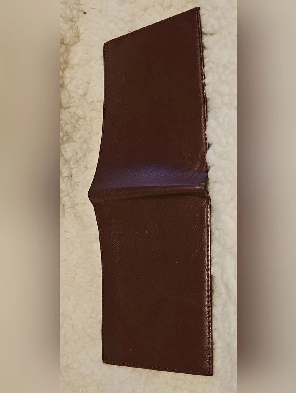 Authentic Vintage Rolex Vintage Burgundy Leather Bifold Wallet Genève Suisse Men